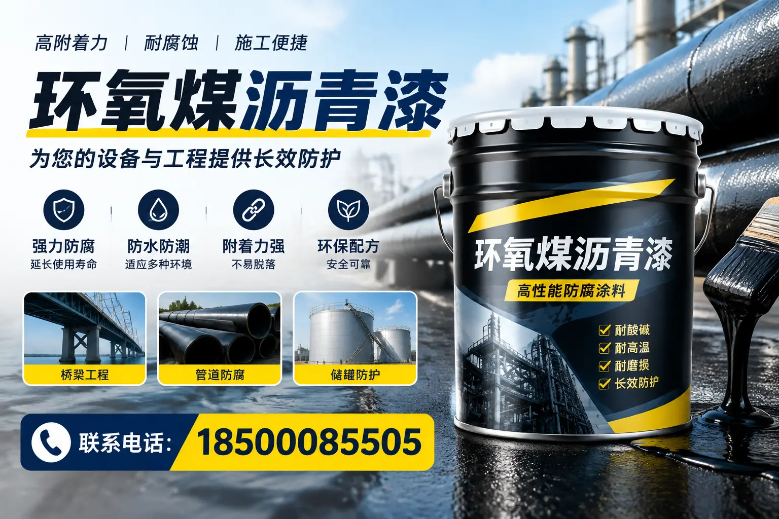 环氧煤沥青漆与其他涂料的对比分析，助力自贡企业决策